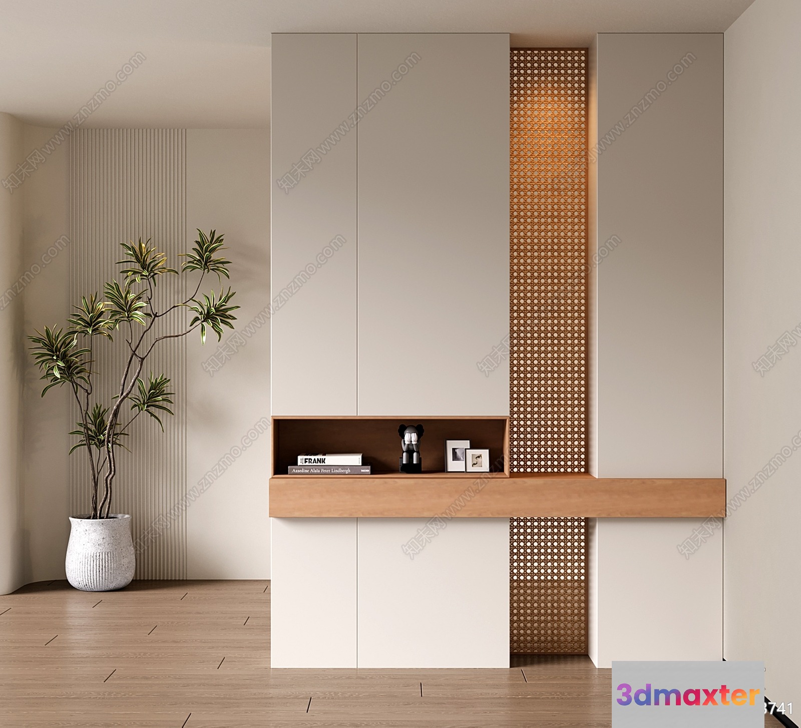 Modern Minimalist Decor 3D Model - 3908 - VRAY Render