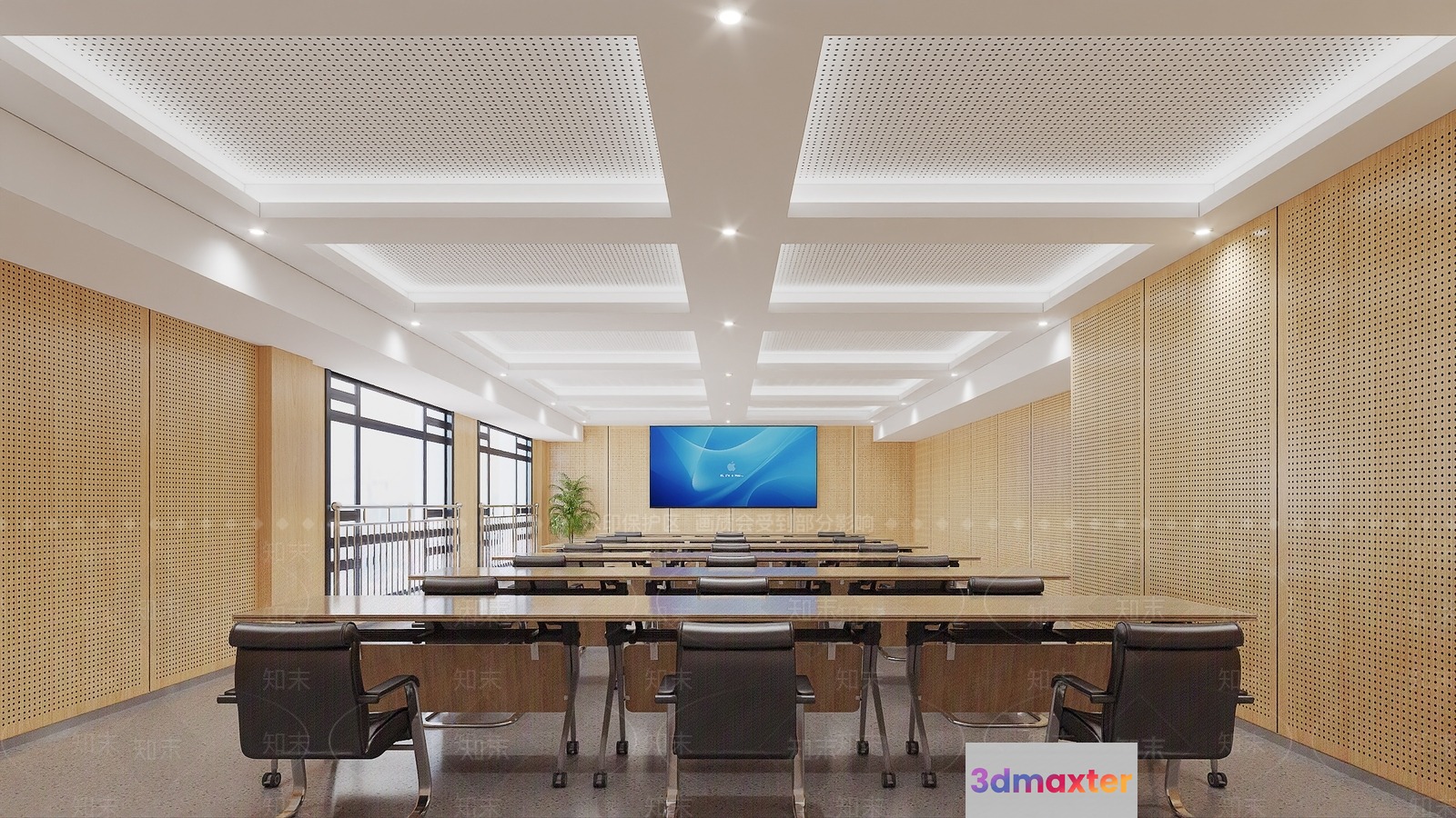 Modern Conference Room 3D Model - 17133 - VRAY Render