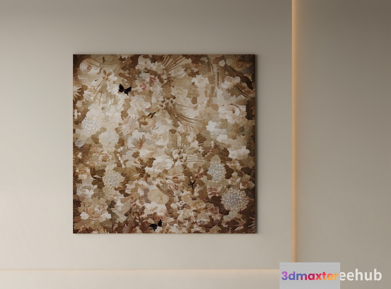 Modern Art Piece 3D Model - 18880 - VRAY Render