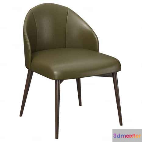 Green Leather Chair 3D Model - 18235 - VRAY Render