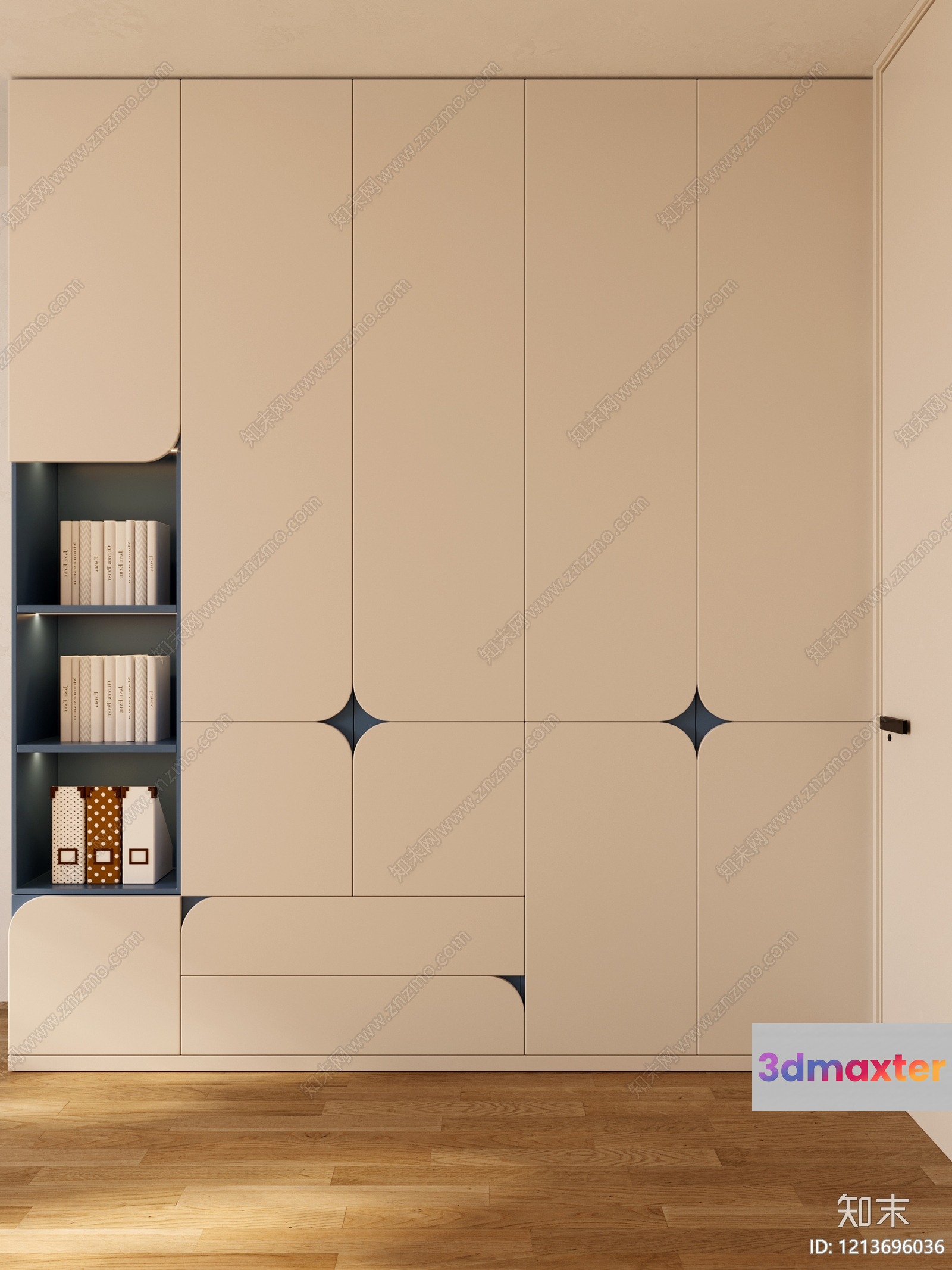 Modern Storage Unit 3D Model - 17858 - VRAY Render