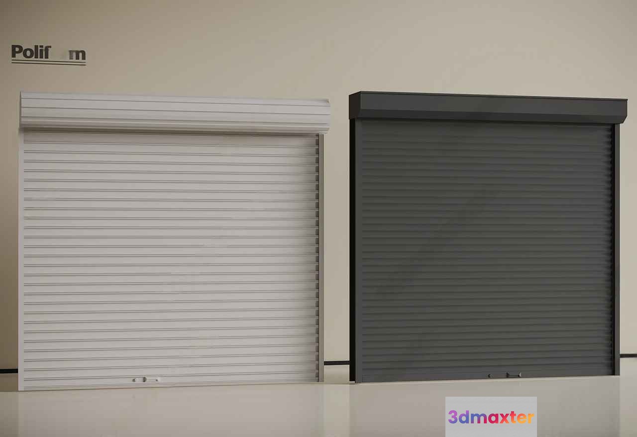 Two Window Blinds 3D Model - 10292 - VRAY Render