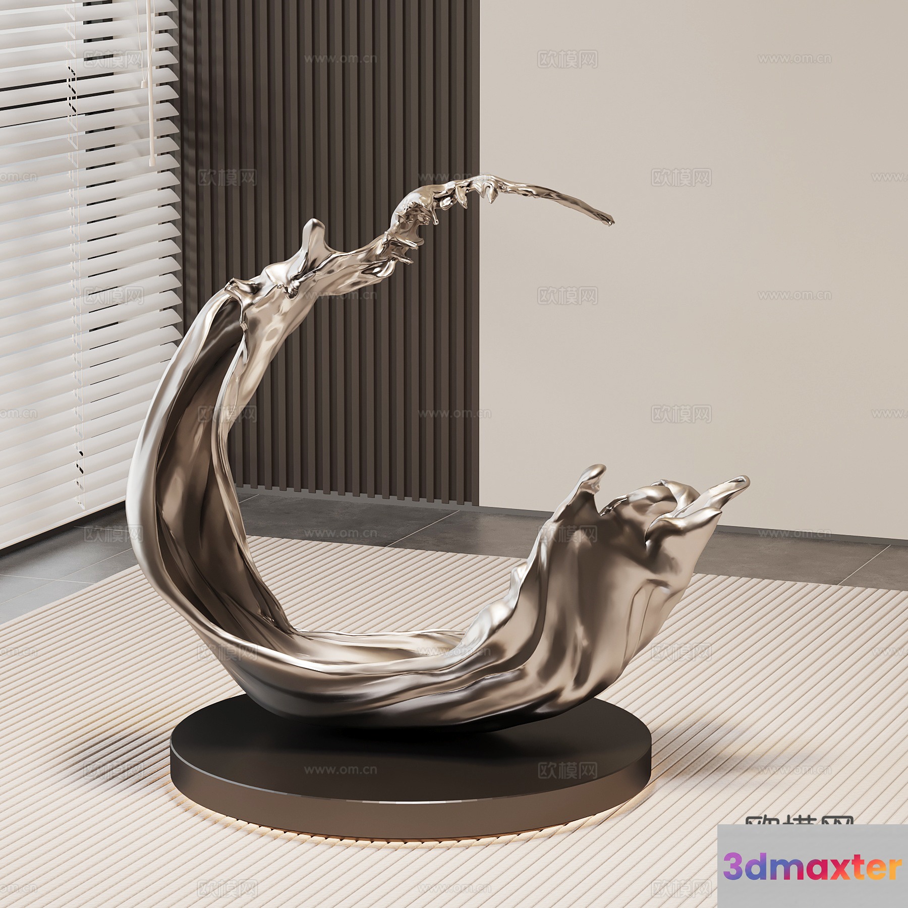 Modern Home Decor 3D Model - 19118 - VRAY Render