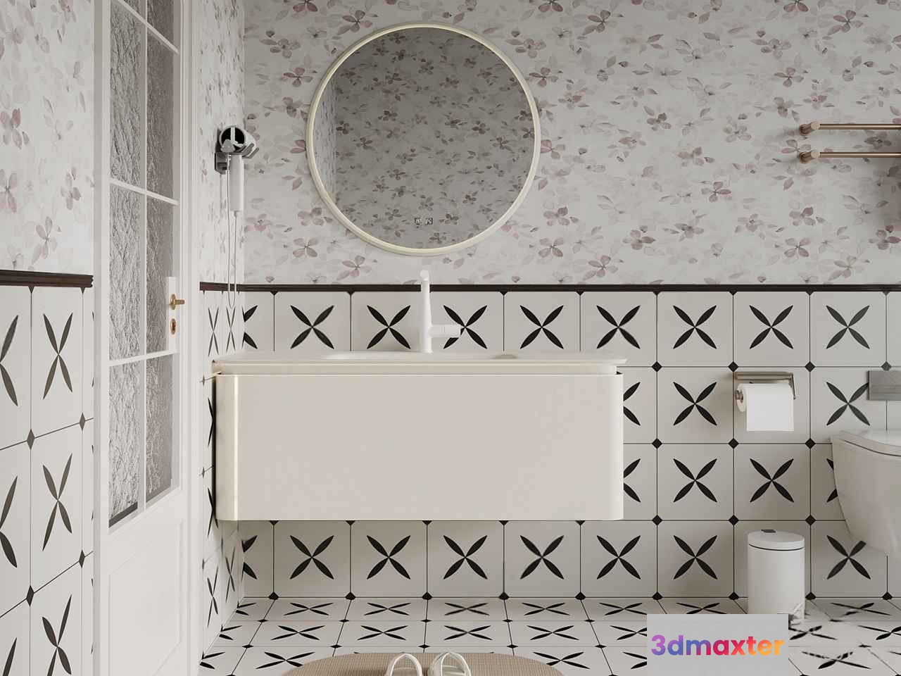 Modern Bathroom Sink 3D Model - 5375 - VRAY Render