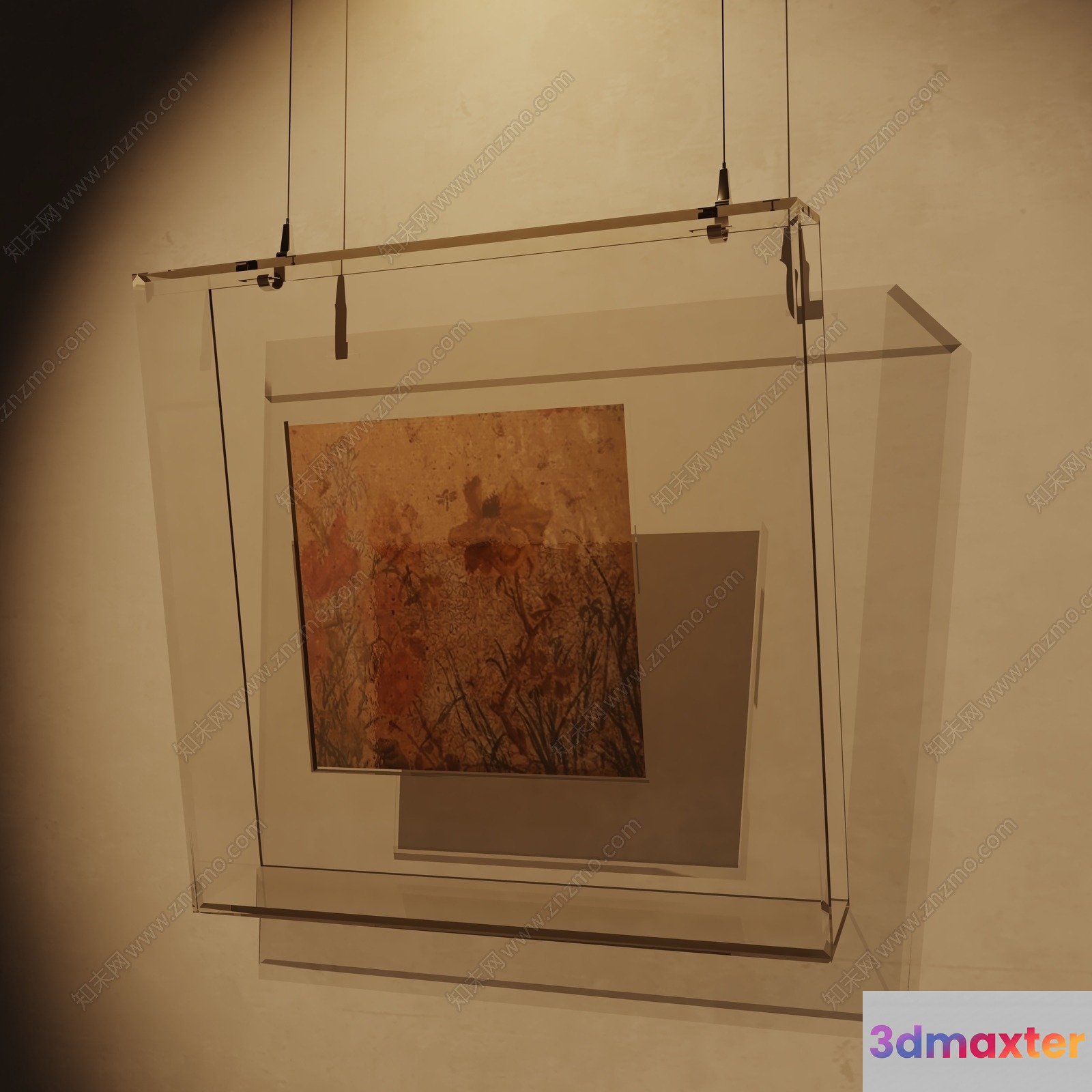 Modern Art Piece 3D Model - 18428 - VRAY Render