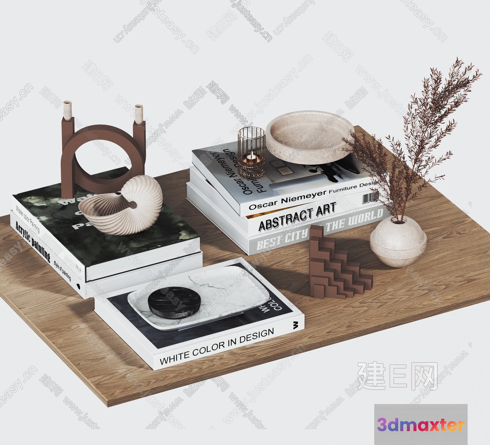 Modern Home Decor 3D Model - 17116 - VRAY Render
