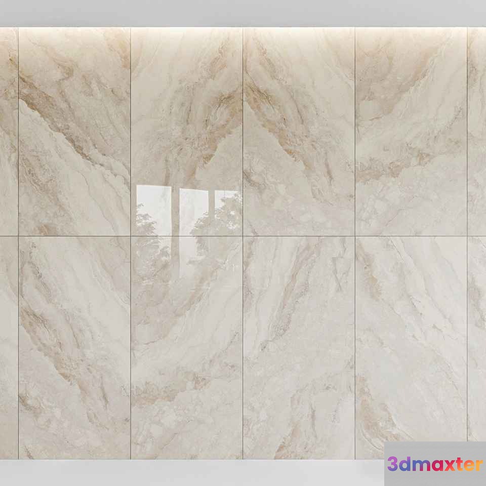 White Marble Tile 3D Model - 5912 - CORONA Render