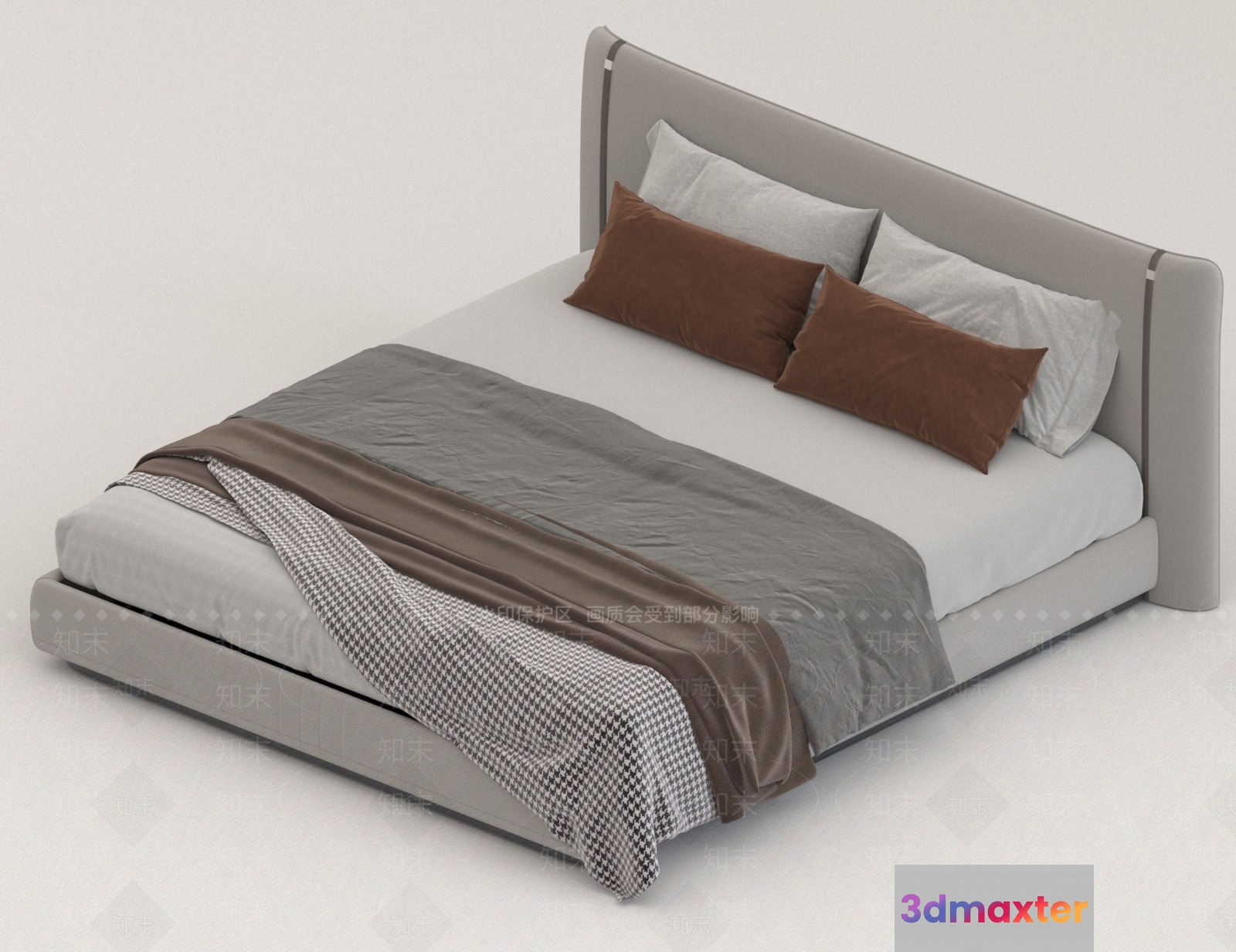 Cozy Bedroom 3D Model - 1627 - VRAY Render