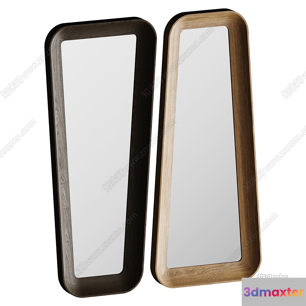 Wooden Wall Mirrors 3D Model - 13764 - VRAY Render