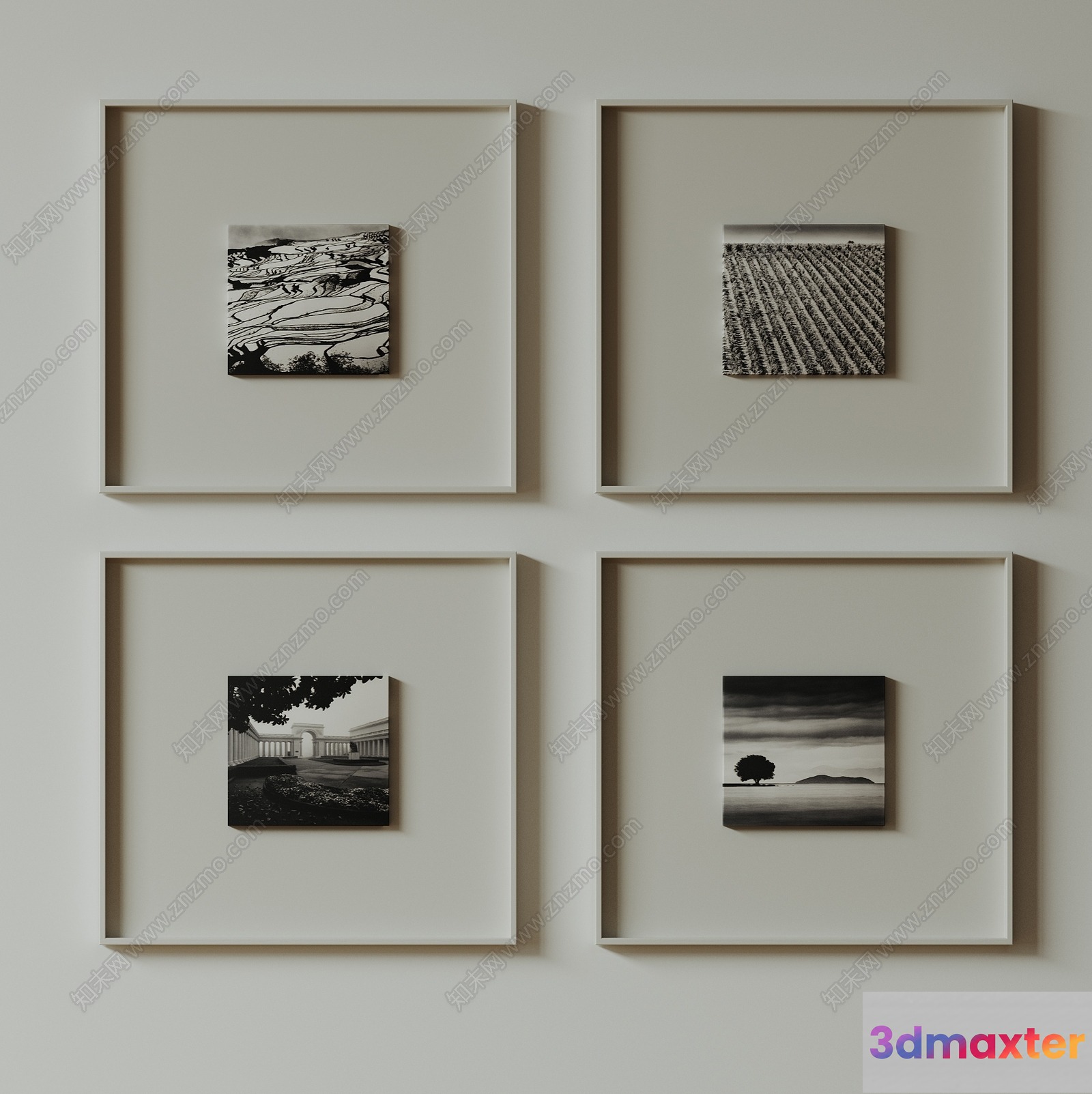 Abstract Artwork 3D Model - 13730 - VRAY Render