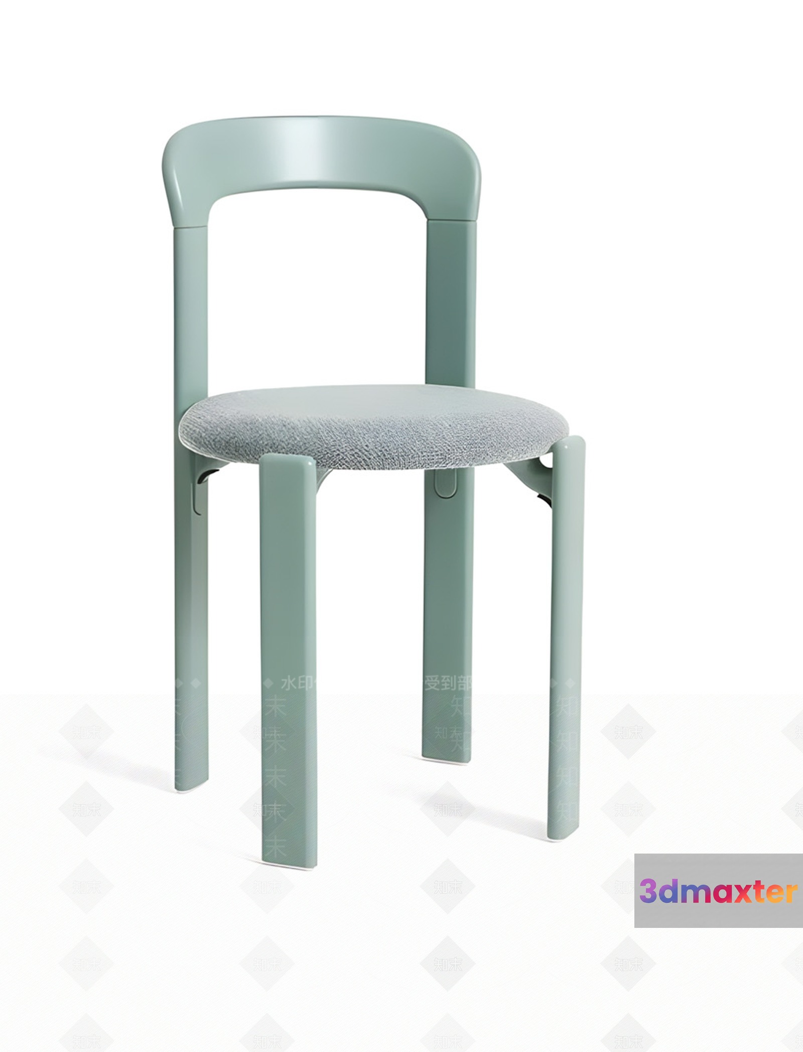 Light Green Chair 3D Model - 16037 - VRAY Render