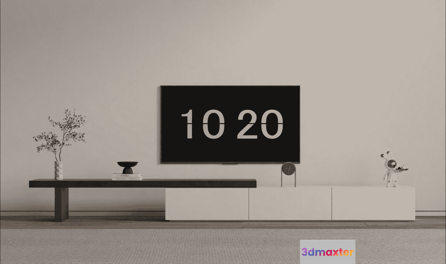 Modern Living Room 3D Model - 13289 - VRAY Render