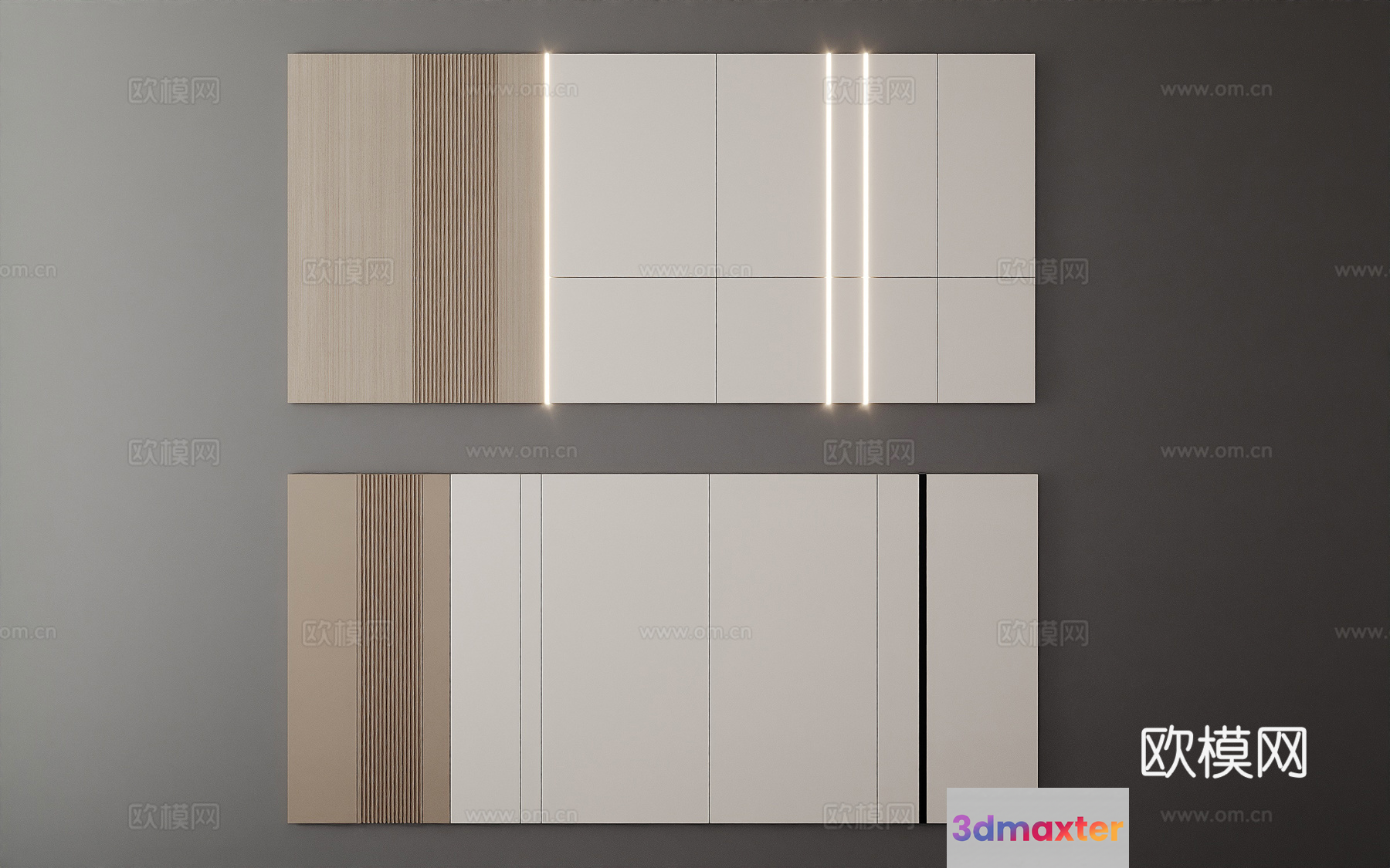 Modern Chinese Decor 3D Model - 3333 - CORONA Render