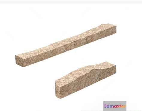 Two Beige Bricks 3D Model - 14899 - VRAY Render