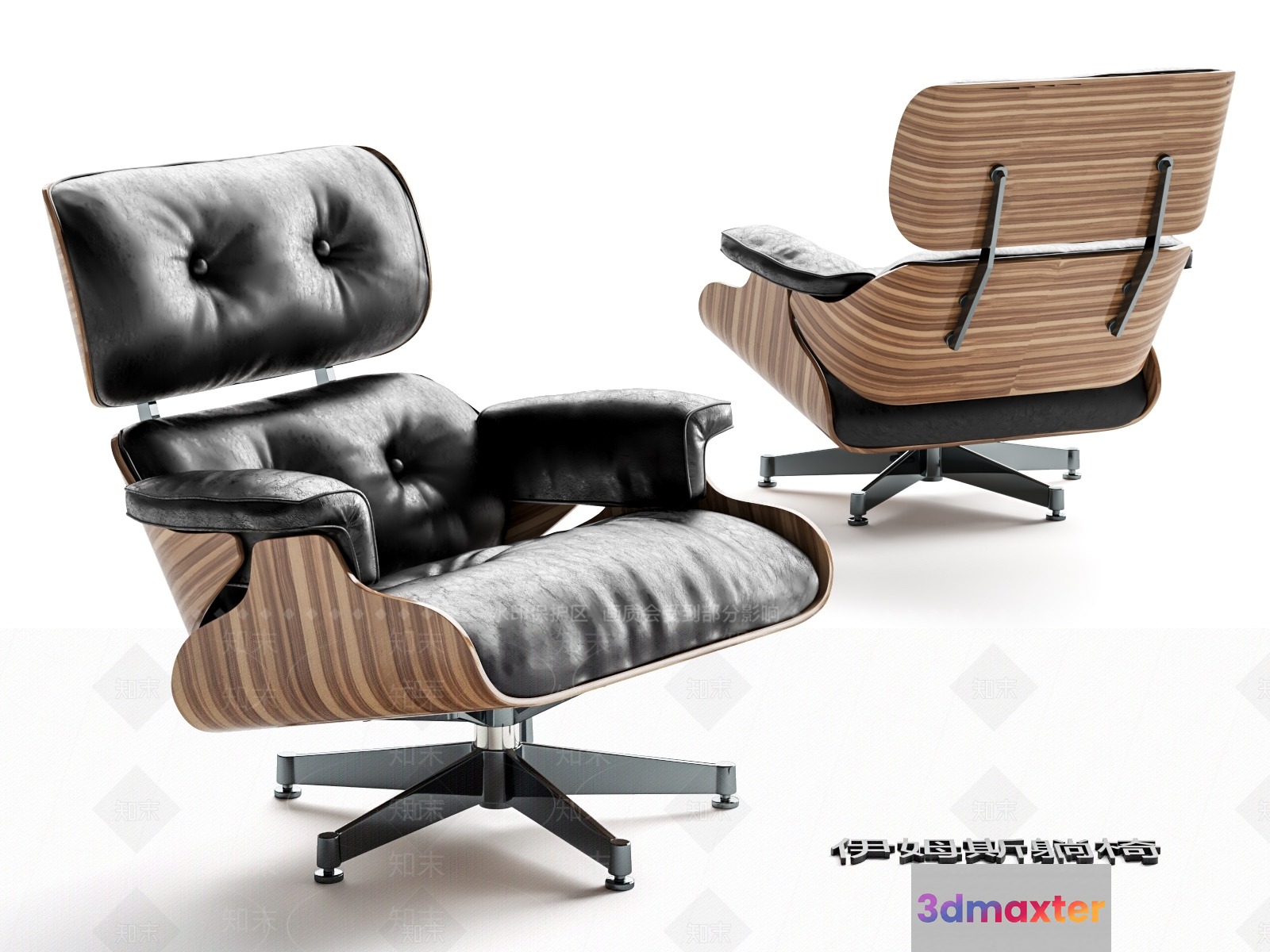 Wooden Chair 3D Model - 16038 - VRAY Render