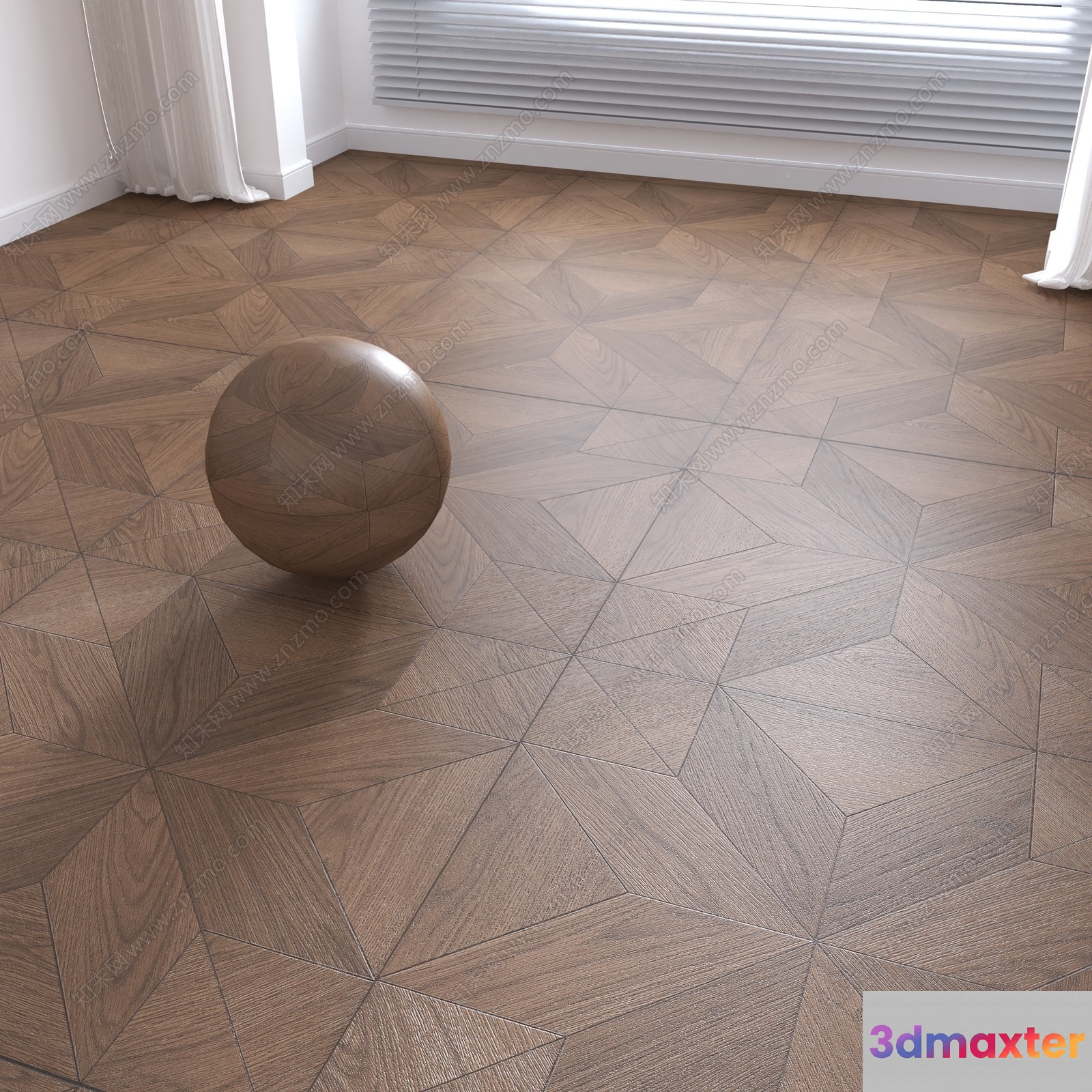 Modern Wood Floor 3D Model - 17482 - VRAY Render