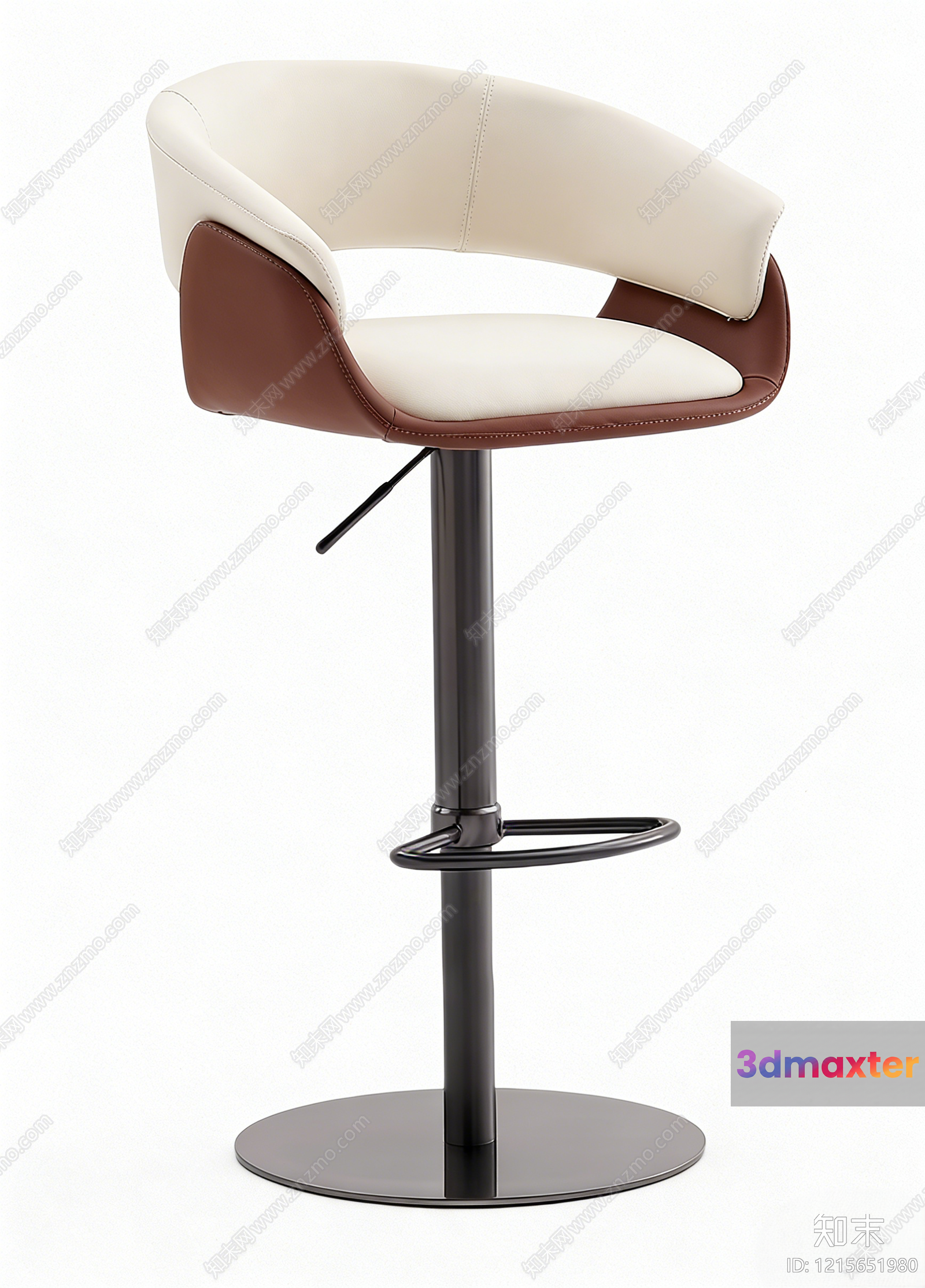 Modern Bar Stool 3D Model - 15787 - VRAY Render