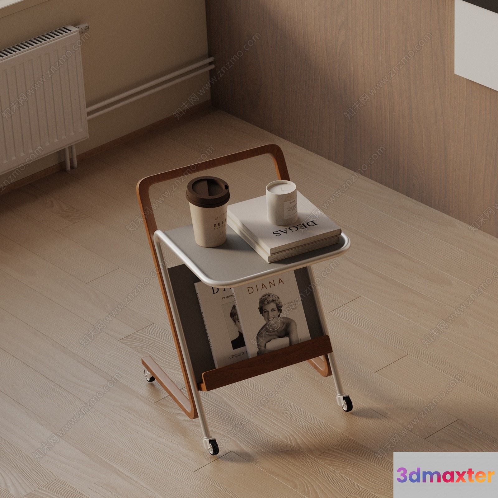 Cozy Living Room 3D Model - 132 - VRAY Render