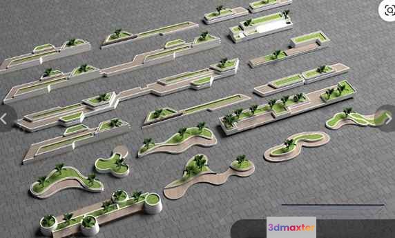 Modern 3D Graphics 3D Model - 16543 - VRAY Render