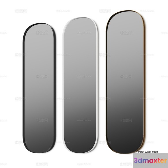 Modern Bathroom Mirrors 3D Model - 14206 - CORONA Render