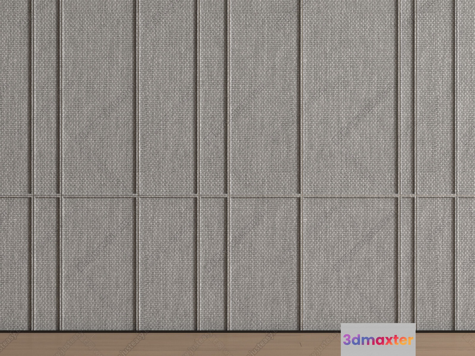 A Gray Wall 3D Model - 11723 - VRAY Render