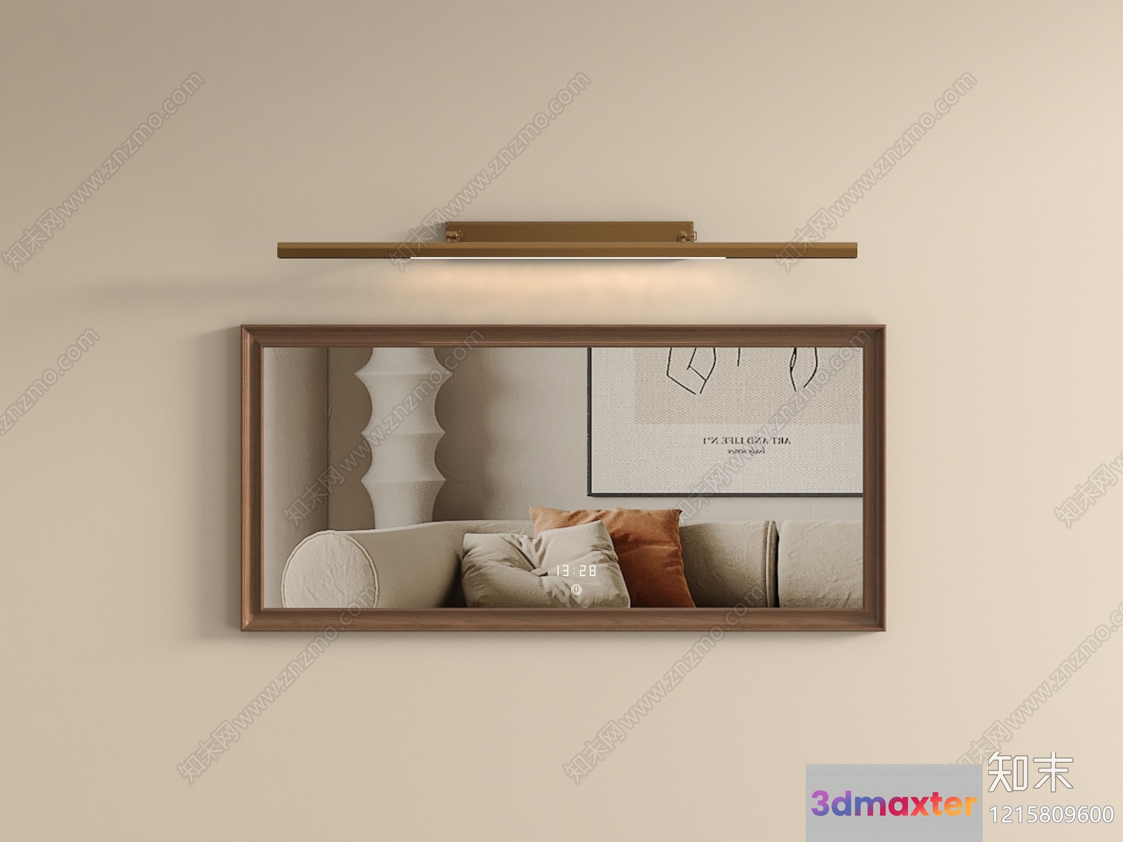 Modern Light Fixture 3D Model - 13768 - VRAY Render
