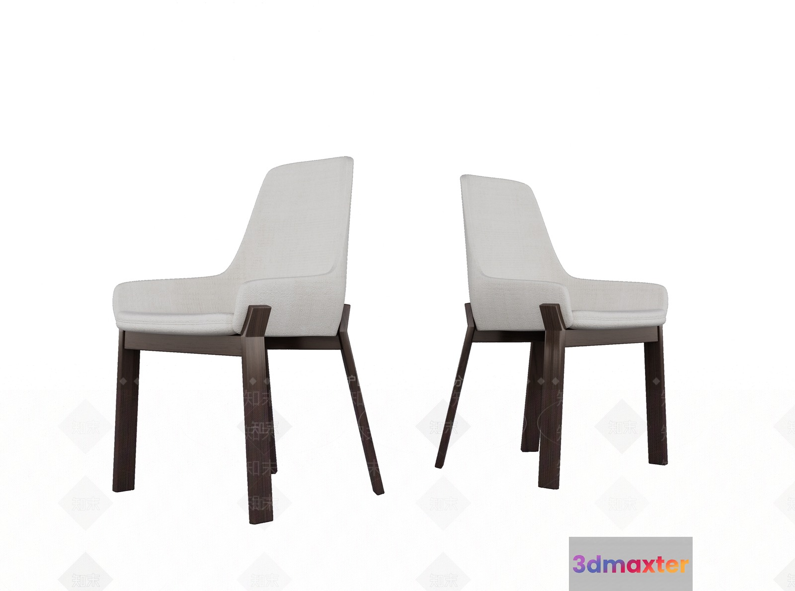 Two Chairs 3D Model - 20421 - VRAY Render