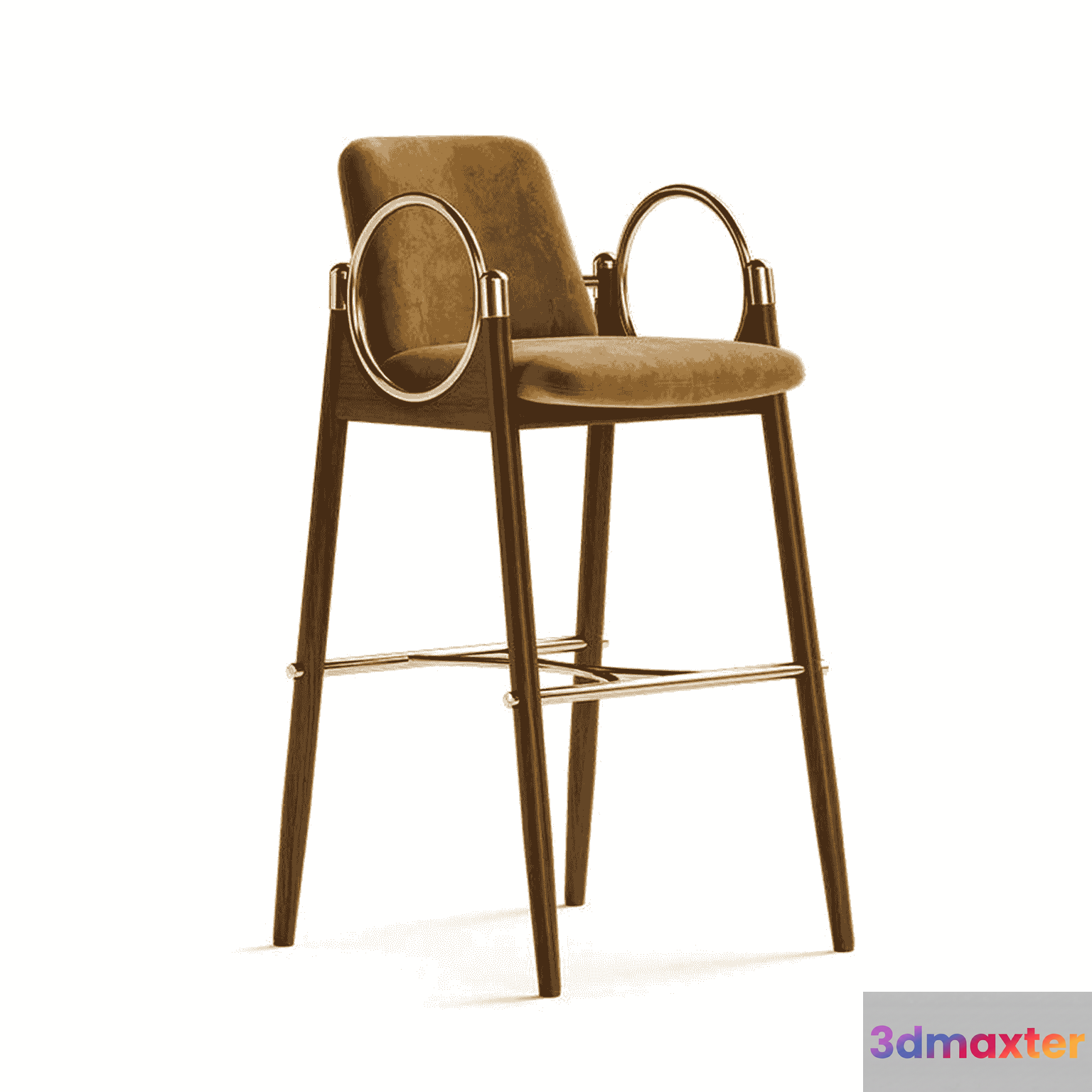 Modern Barstool 3D Model - 11923 - VRAY Render