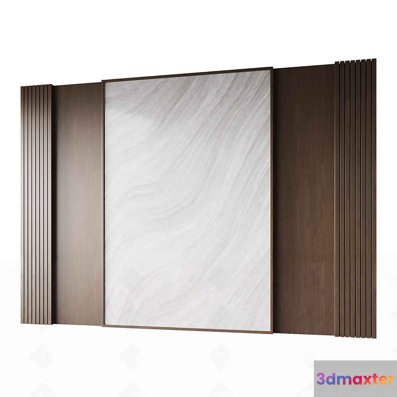 Modern Wall Paneling 3D Model - 13461 - CORONA Render