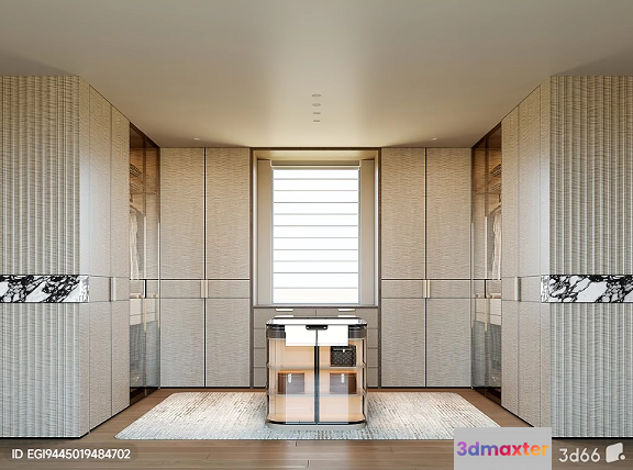 Modern White Room 3D Model - 13860 - VRAY Render