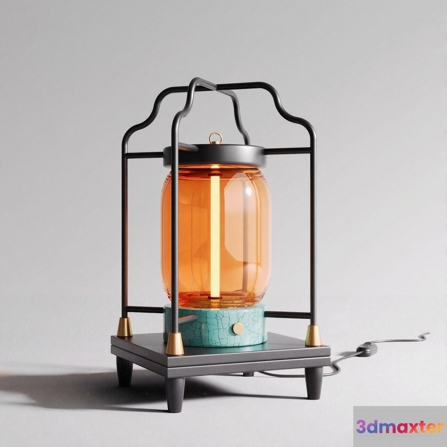 Gold Light Fixture 3D Model - 14123 - VRAY Render