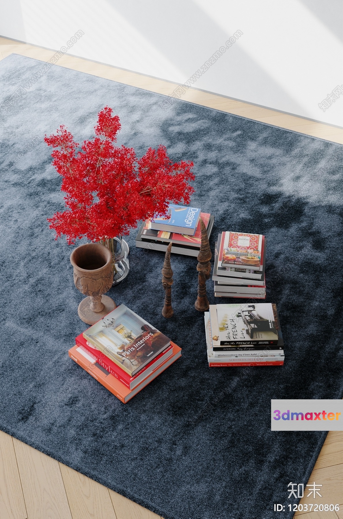 Cozy Living Room 3D Model - 4164 - CORONA Render