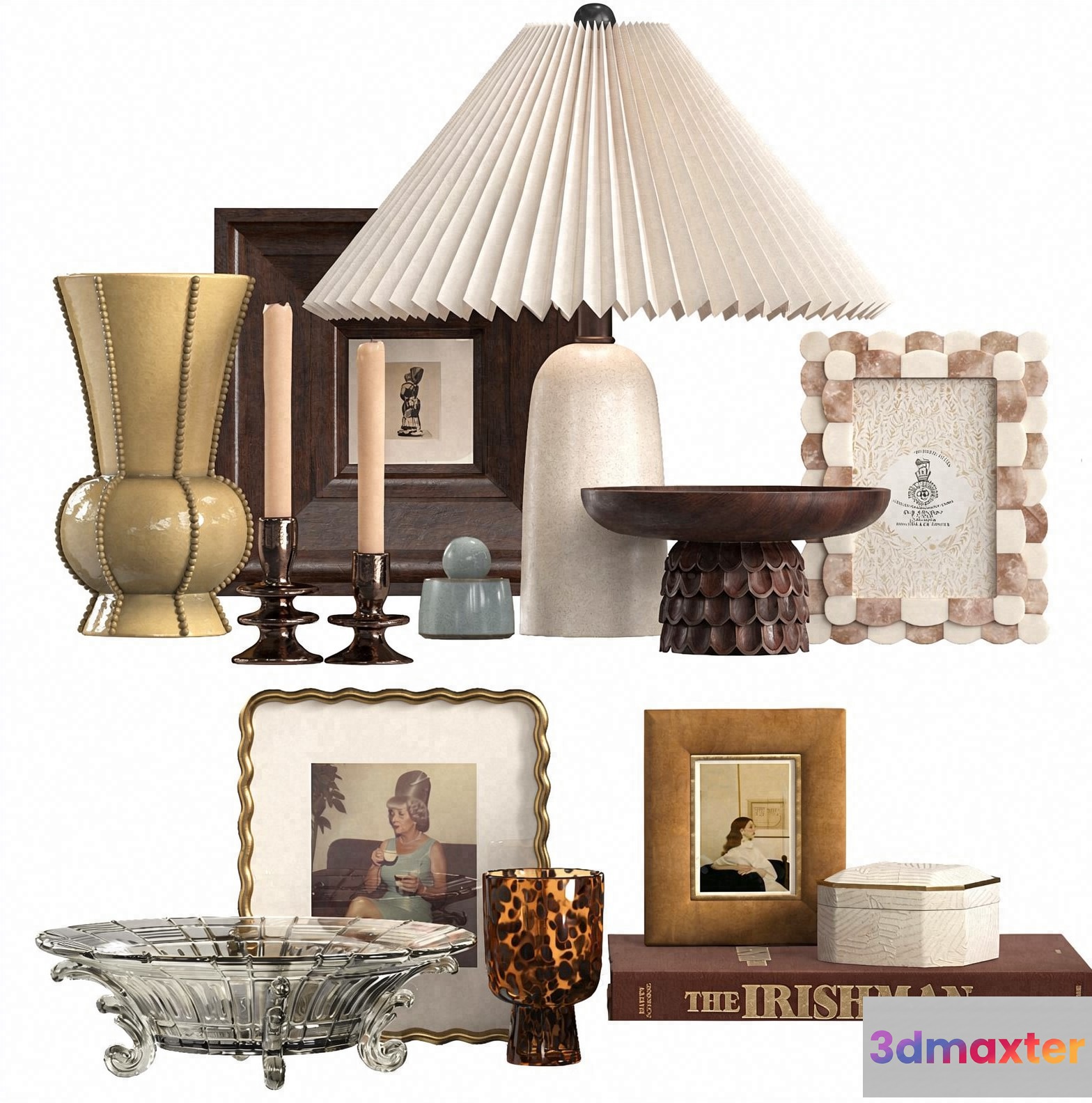 Vintage Home Decor 3D Model - 5239 - VRAY Render