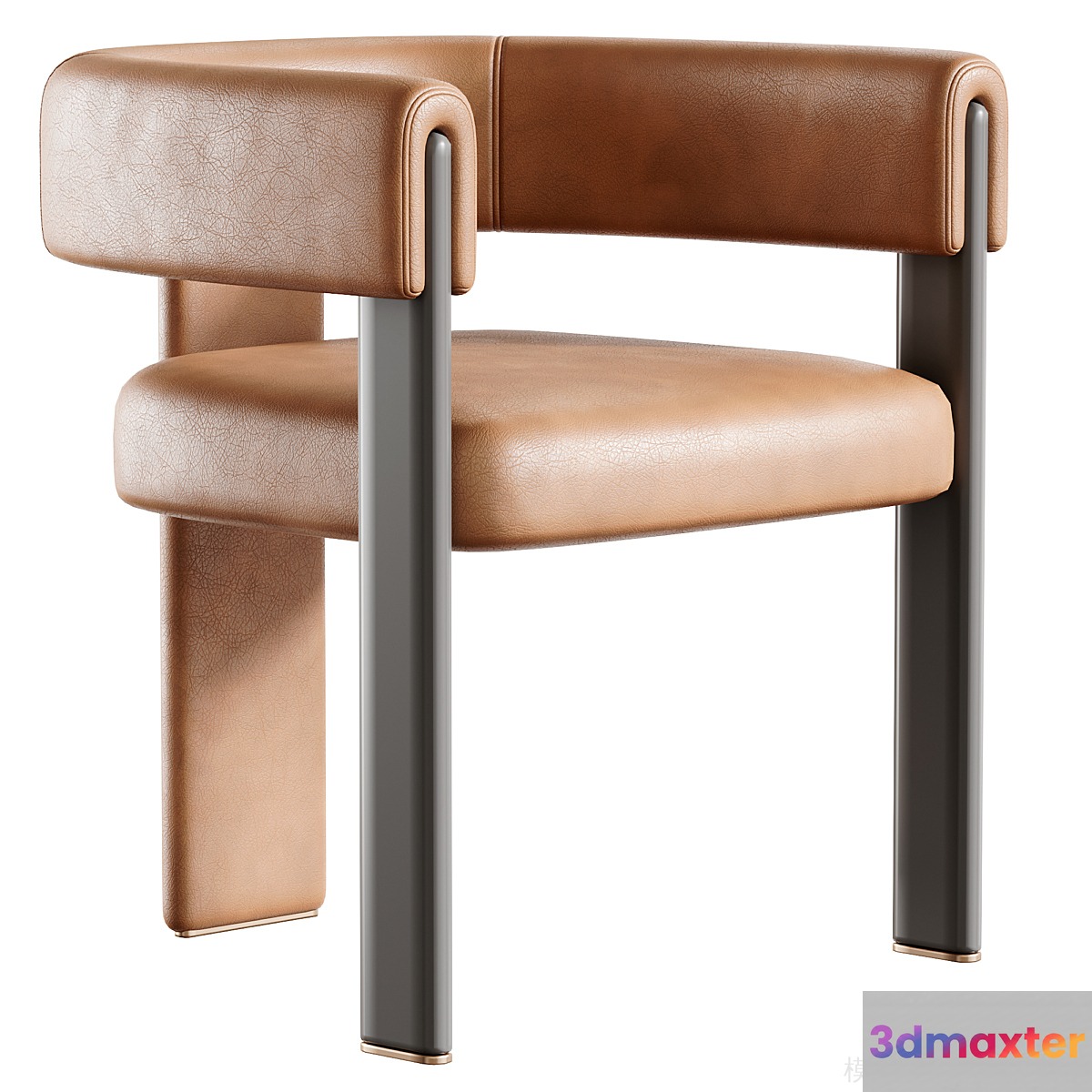 Modern Leather Chair 3D Model - 21600 - VRAY Render