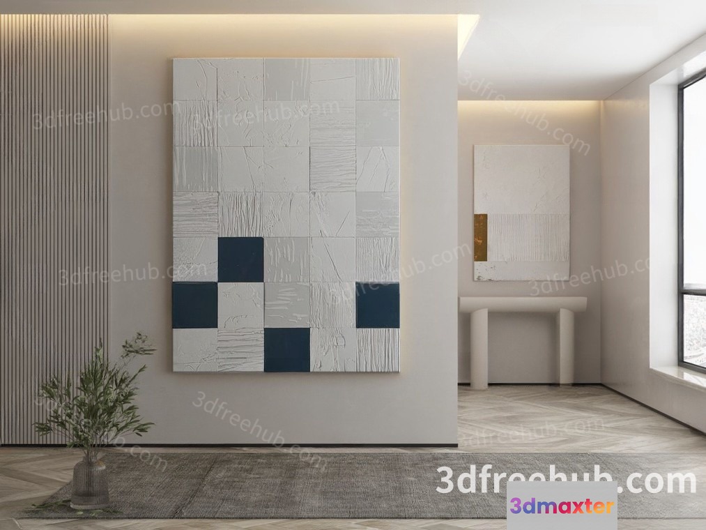 Modern Living Room 3D Model - 20206 - VRAY Render
