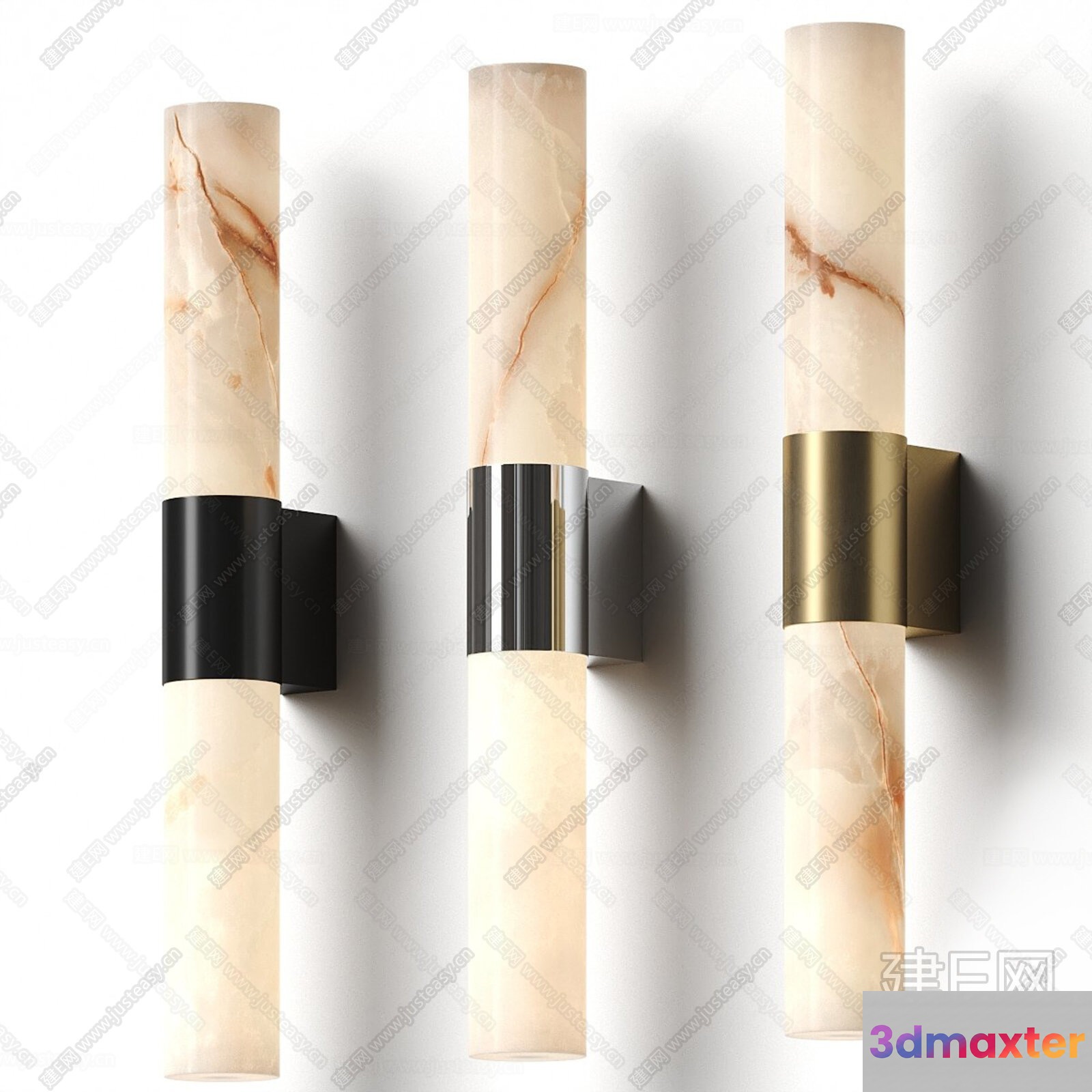 Gold Light Fixture 3D Model - 10681 - CORONA Render