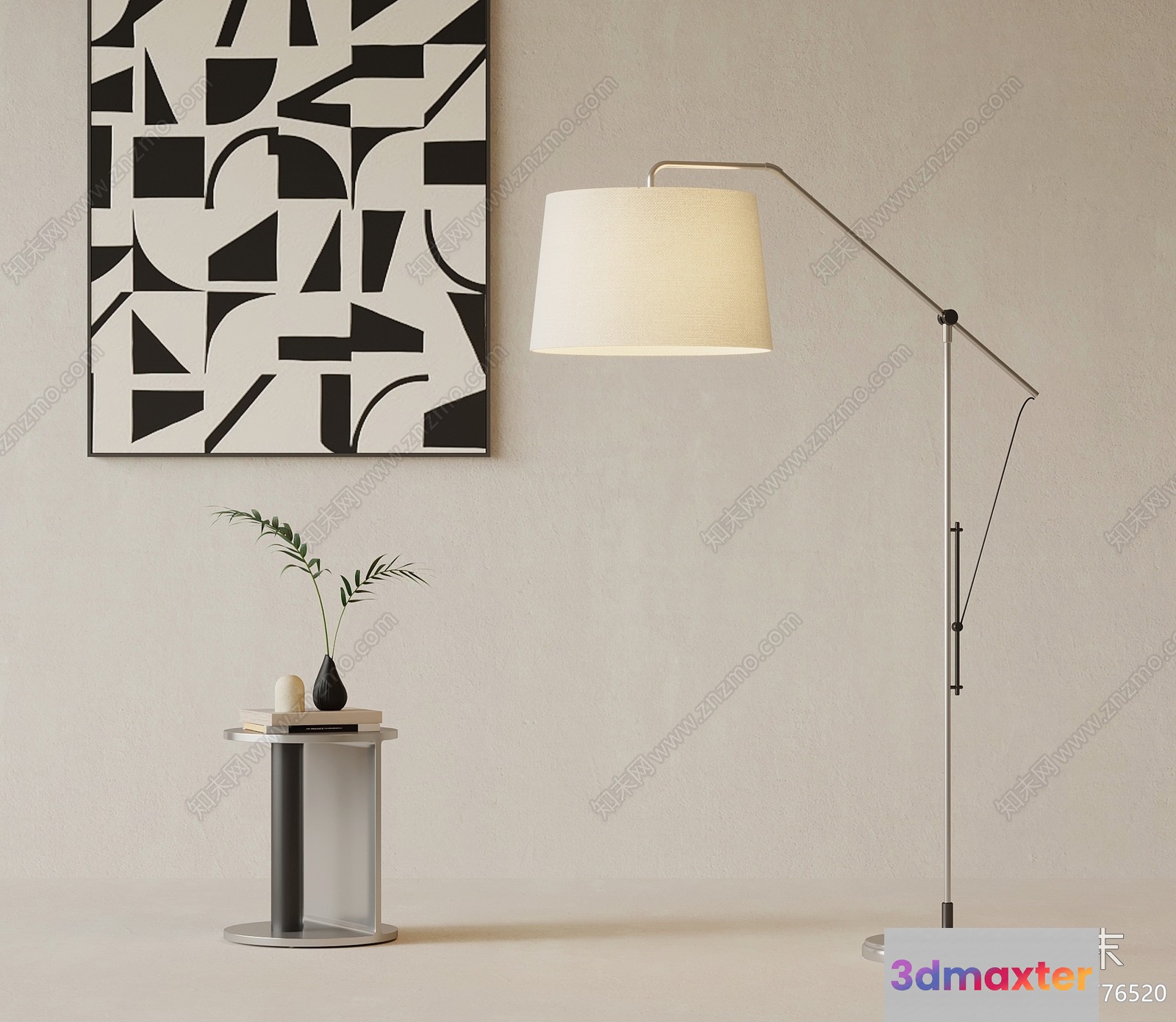 Cozy Living Room 3D Model - 14269 - VRAY Render