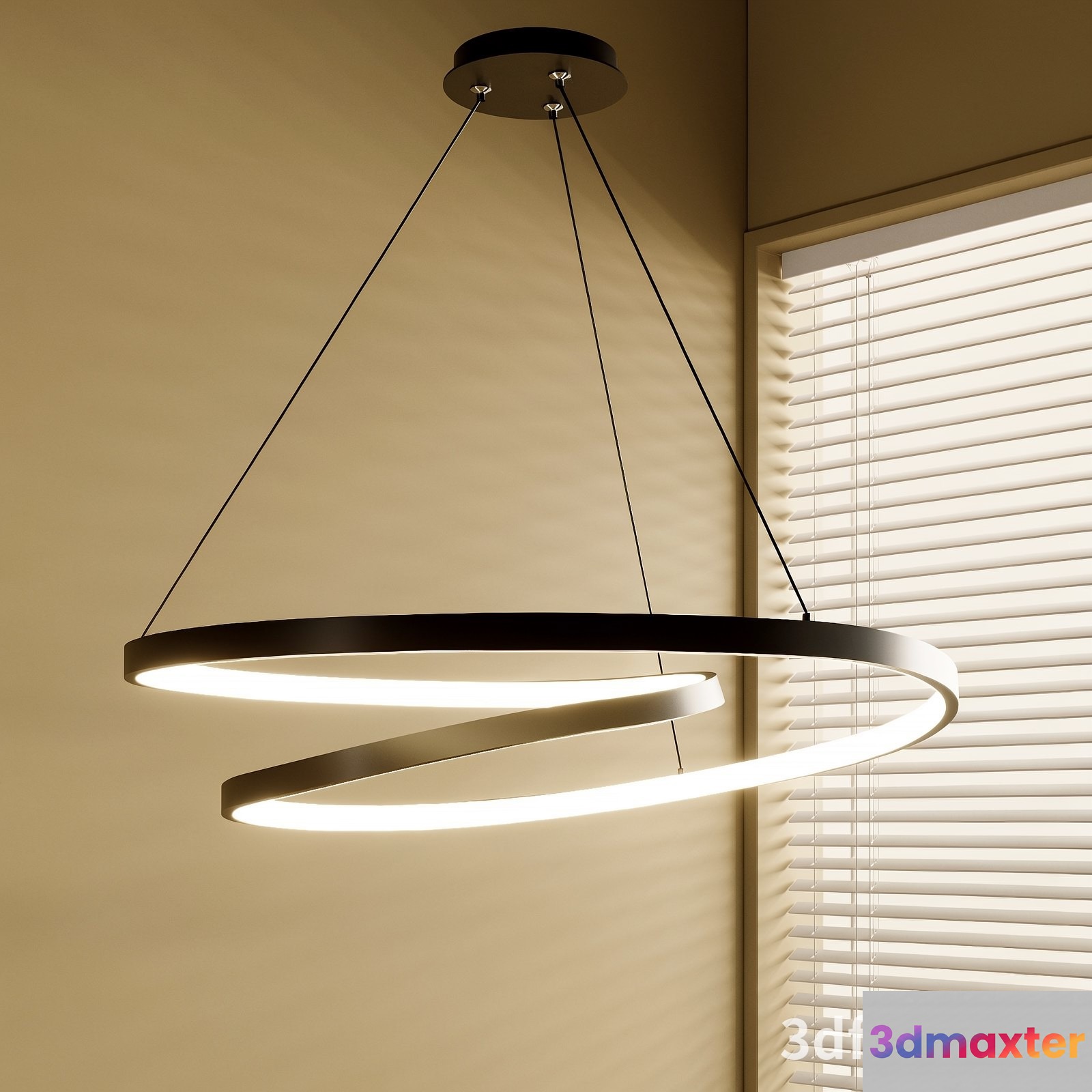 A Modern Light Fixture 3D Model - 21835 - VRAY Render