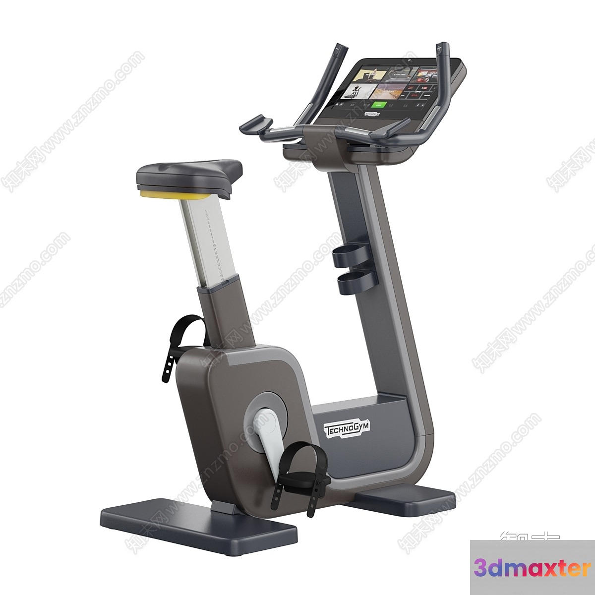 A Gray Exercise Bike 3D Model - 17711 - VRAY Render