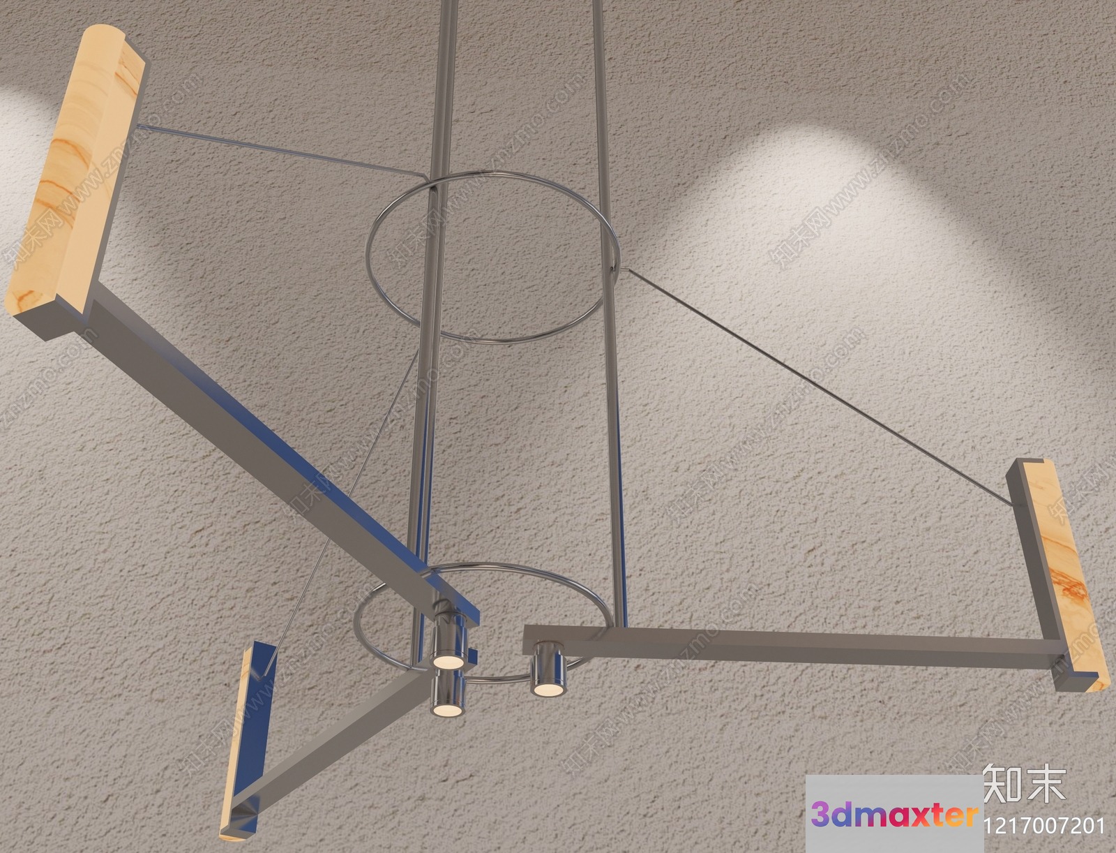 Modern Light Fixture 3D Model - 15809 - VRAY Render