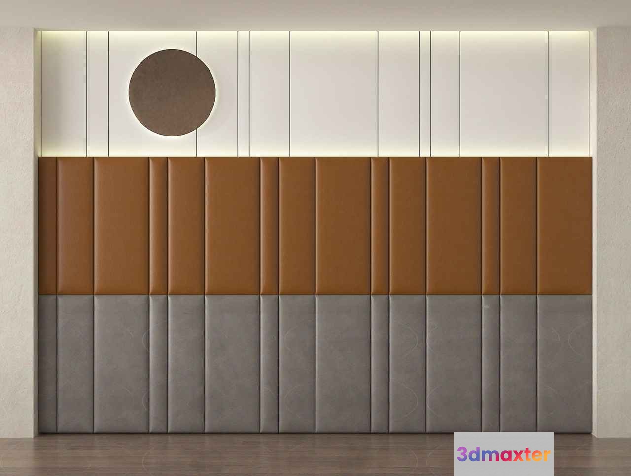 Modern Wall Design 3D Model - 12370 - VRAY Render