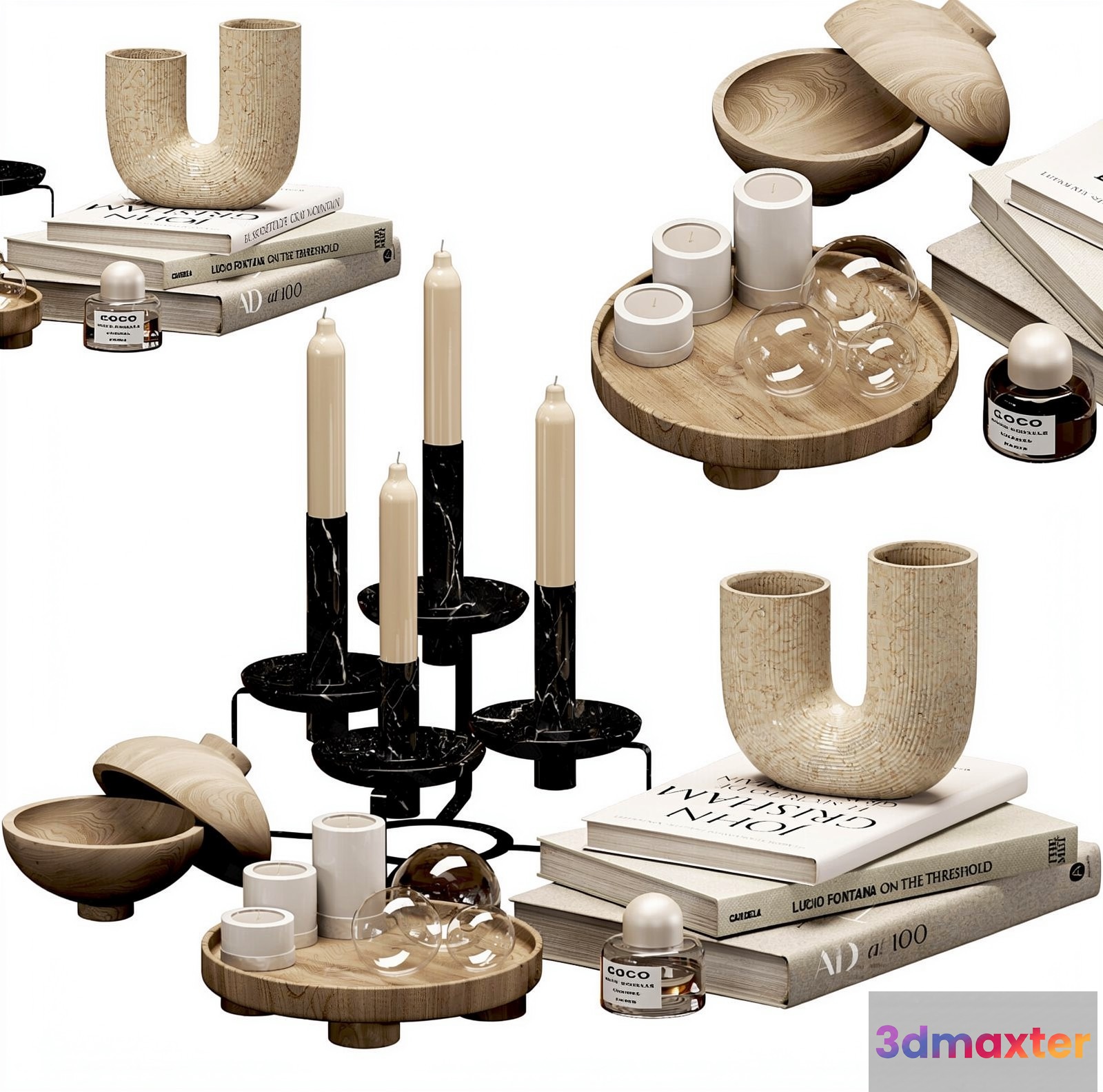 Modern Home Decor 3D Model - 19602 - VRAY Render
