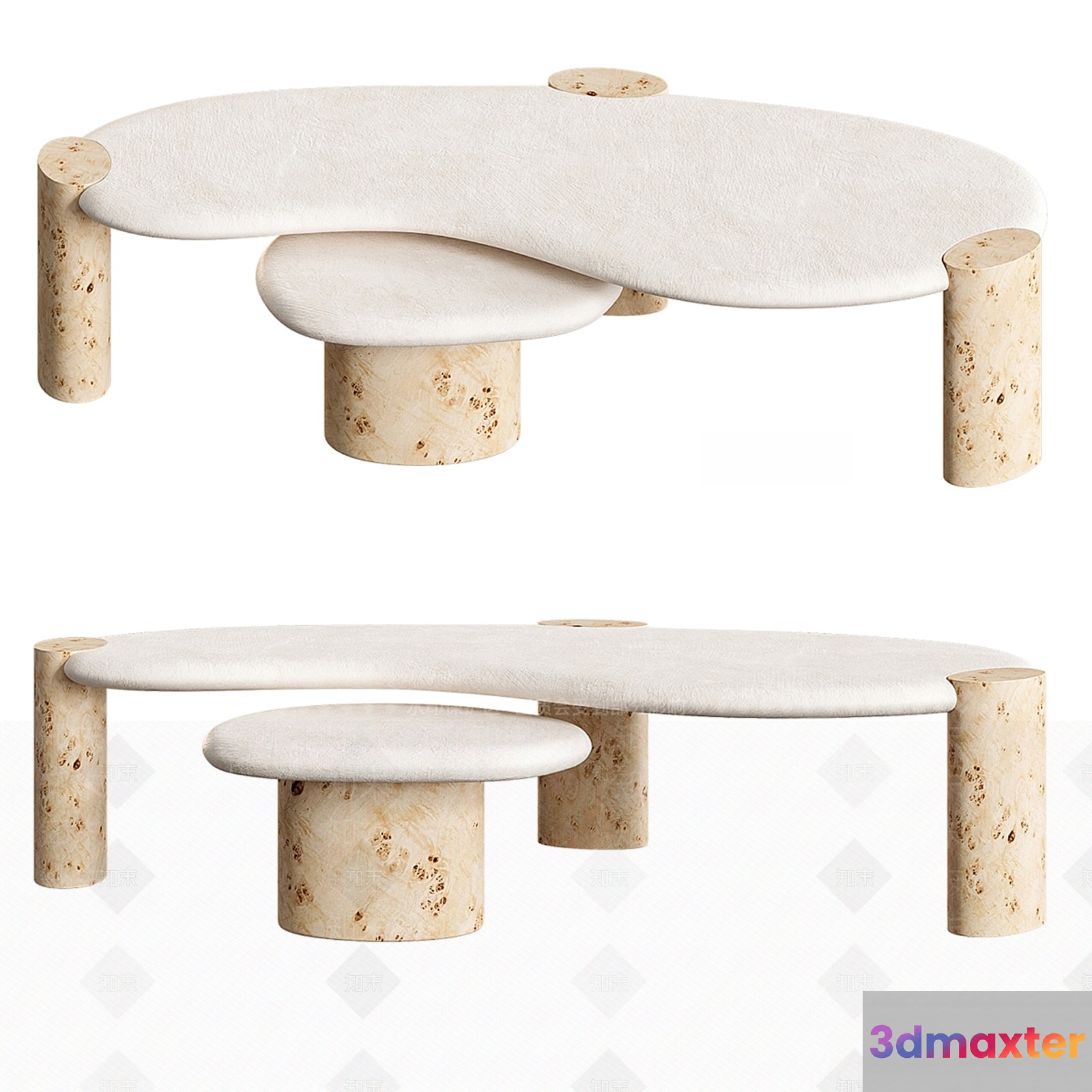 Modern Minimalist Table 3D Model - 16492 - CORONA Render