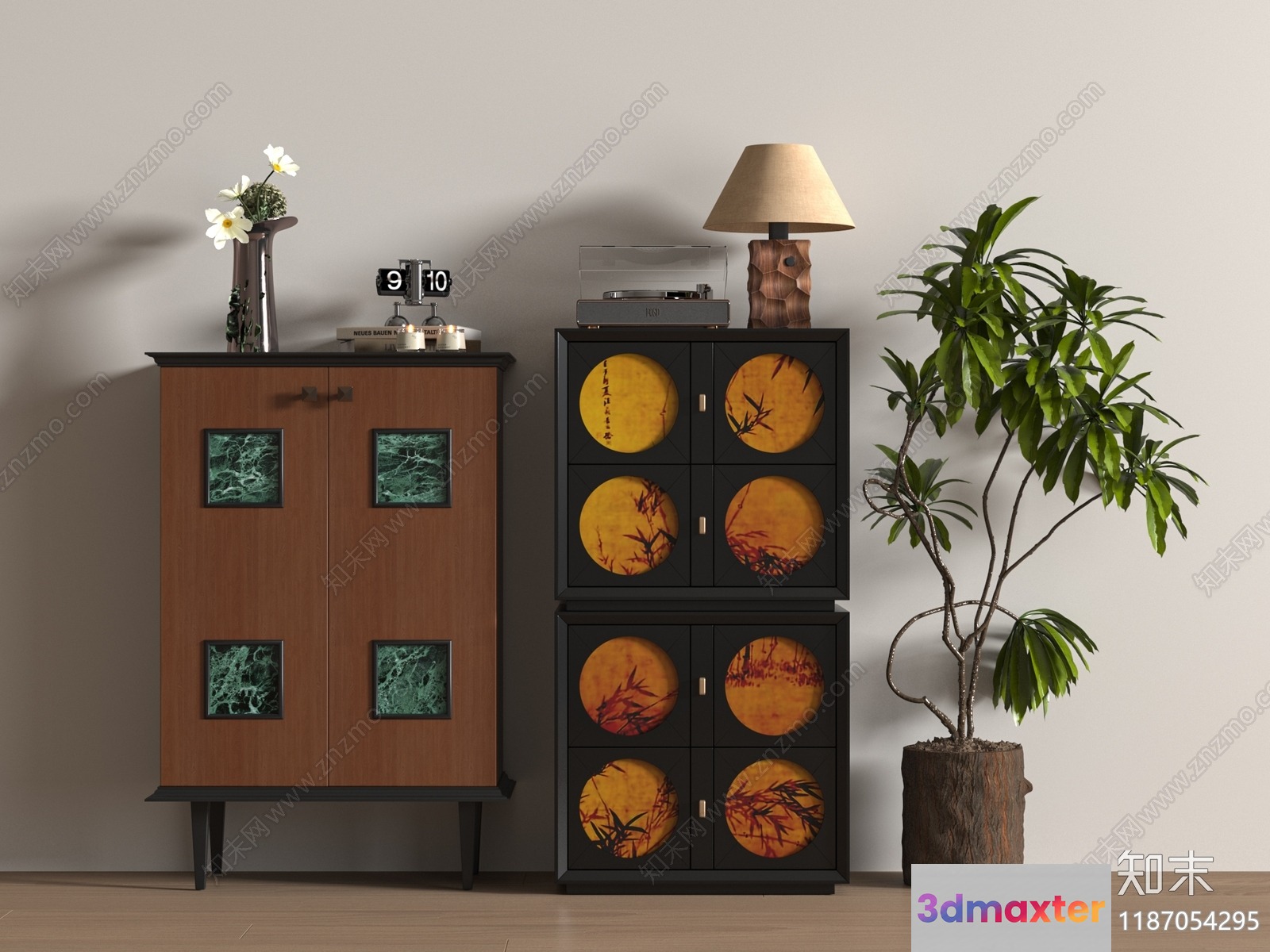 Mid-Century Modern Furniture 3D Model - 147 - VRAY Render