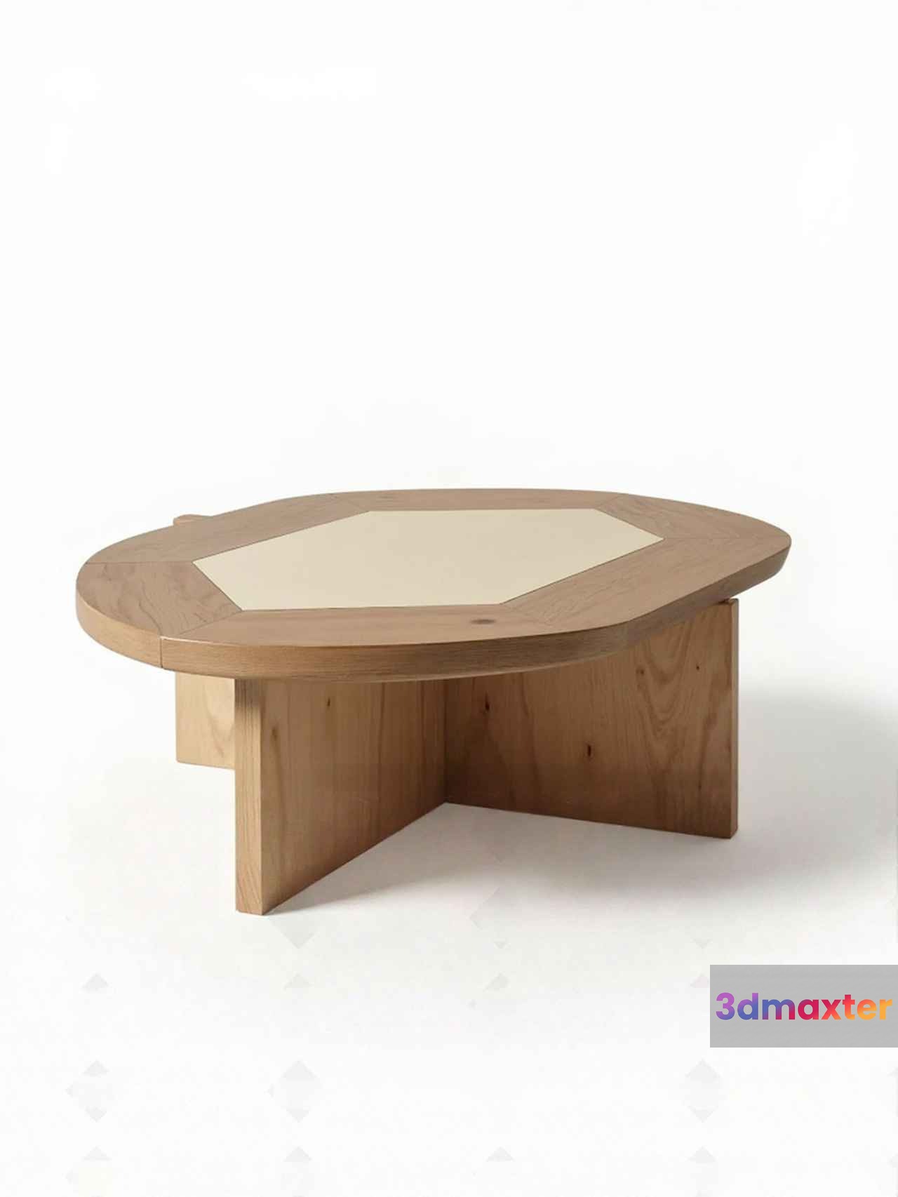 Wooden Coffee Table 3D Model - 16561 - VRAY Render