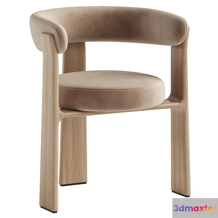Wooden Chair 3D Model - 20034 - VRAY Render