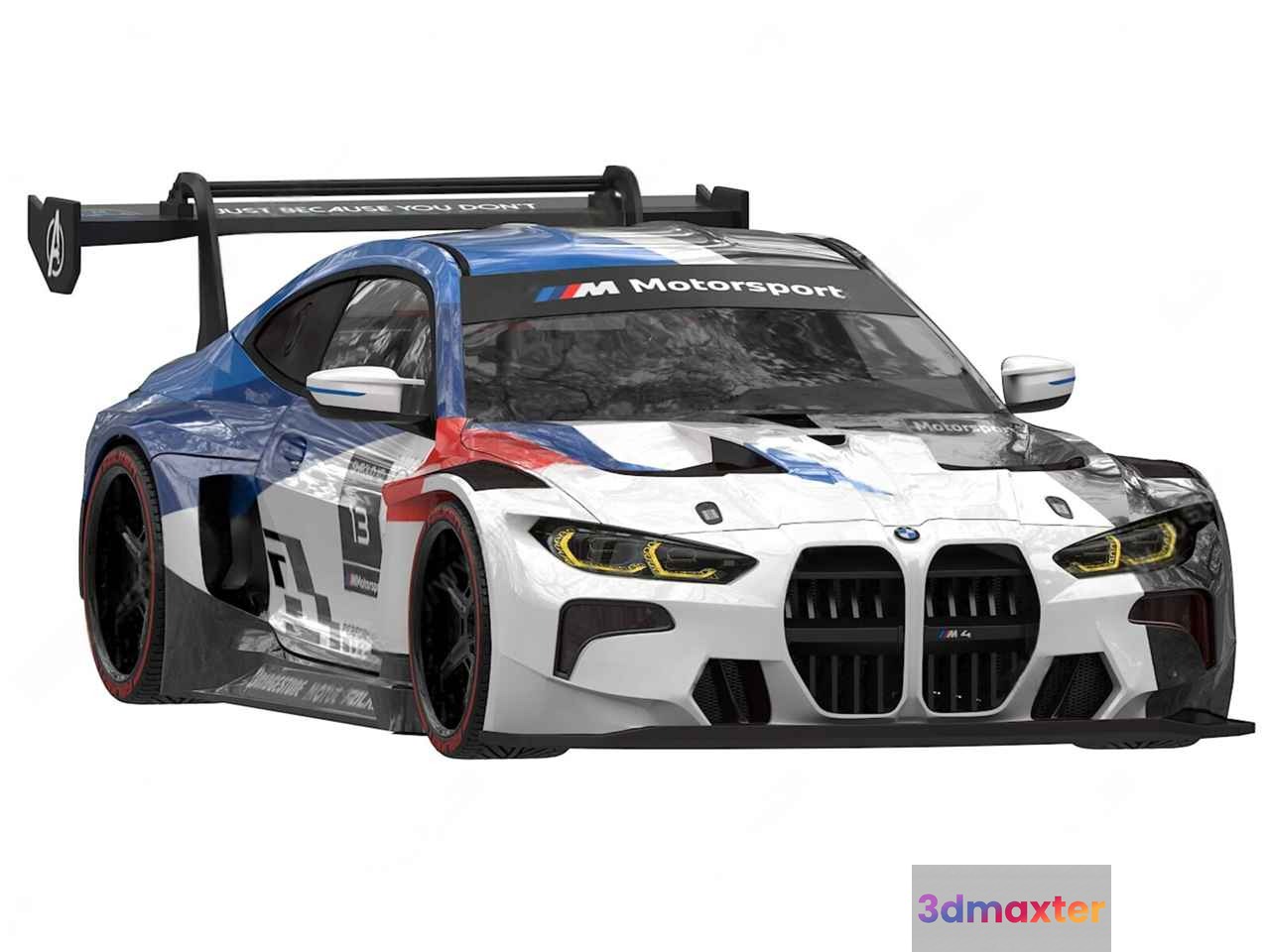 A Bmw Race Car 3D Model - 8528 - VRAY Render