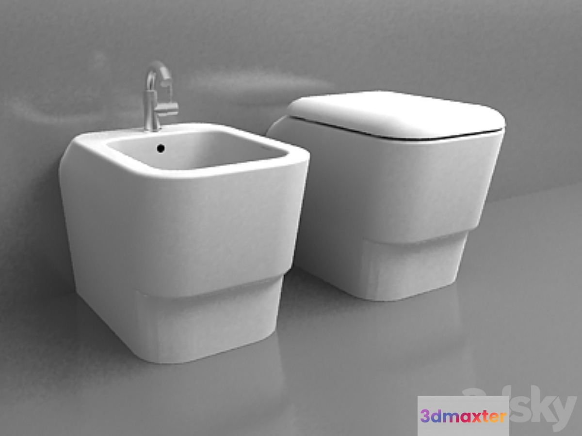 Toilet and bidet KERAMAG Emani