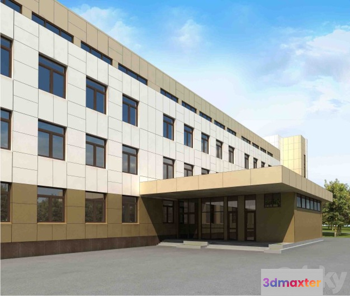 Poliklinnika 3D Max