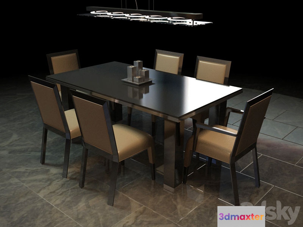 dining table from Salon 3D Max